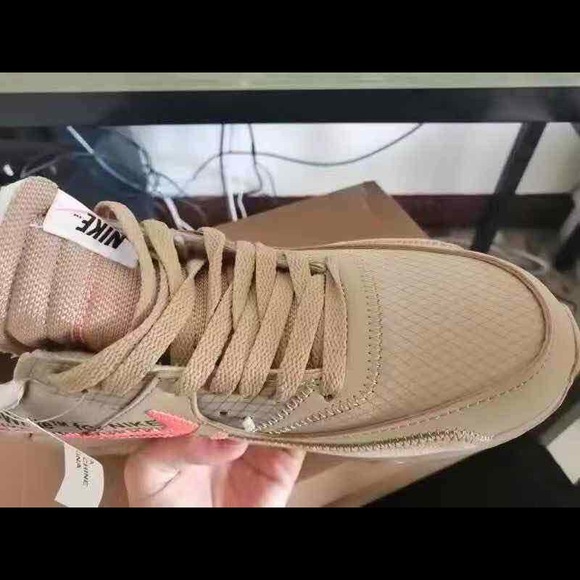 AUTHENTIC OFF-WHITE X NIKE AIR MAX 90 “DESERT ORE” - Picture 7 of 7